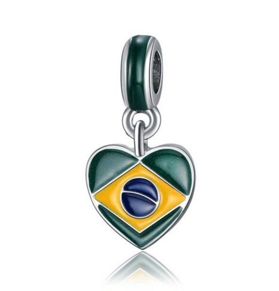 2018 world cup fashion silver plated enamel russina canada uk ect flags heart design alloy metal diy charm fit european bracelet & necklace, Bronze;silver
2018 world cup fashion silver plated enamel russina canada uk ect flags heart design alloy metal diy charm fit european bracelet & necklace, Bronze;silver