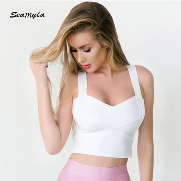 seamyla 2018 new summer bandage women sleeveless short corp mini tank white clubwear night out bodycon
seamyla 2018 new summer bandage women sleeveless short corp mini tank white clubwear night out bodycon