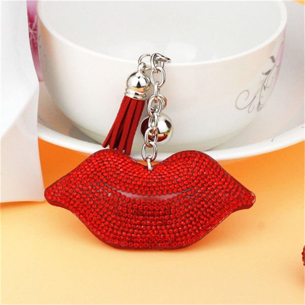 crystal leather lip keychain leather tassel pendant valentine's day gifts couple key chain key ring hang bag charms pendant k06, Silver
crystal leather lip keychain leather tassel pendant valentine's day gifts couple key chain key ring hang bag charms pendant k06, Silver