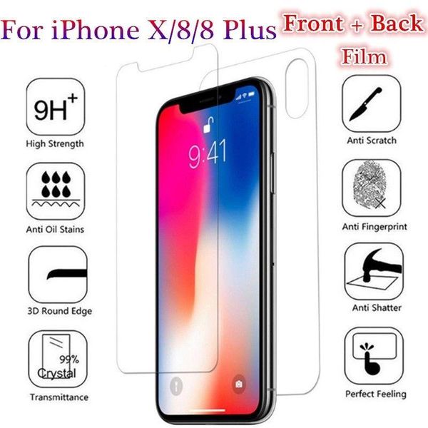 2 pcs/lot front + back tempered glass screen protector film rear tempered glass cell phone screen protectors #219
2 pcs/lot front + back tempered glass screen protector film rear tempered glass cell phone screen protectors #219