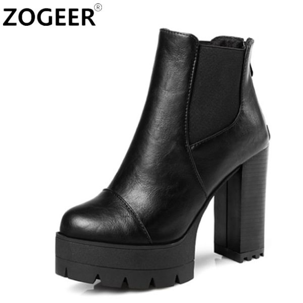 zogeer 2018 women boots fashion platform punk square high heels black ankle boots for woman brand design ladies shoes
zogeer 2018 women boots fashion platform punk square high heels black ankle boots for woman brand design ladies shoes