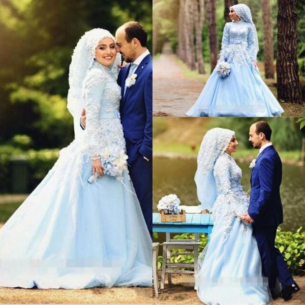 modest arabic long sleeves wedding dresses a line high neck applique fitted long bridal gowns formal hijab muslim wedding gowns, White
modest arabic long sleeves wedding dresses a line high neck applique fitted long bridal gowns formal hijab muslim wedding gowns, White