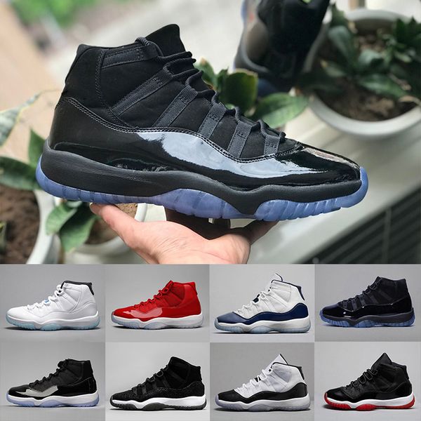 2018 Bred XI Black out 11 Prom Night Gym Red Chicago midnight navy Space Jam men women concord Basketball Shoes 11s sports Sneakers
2018 Bred XI Black out 11 Prom Night Gym Red Chicago midnight navy Space Jam men women concord Basketball Shoes 11s sports Sneakers