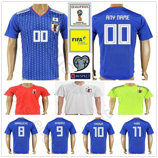 2018 Japan World Cup Soccer Jersey 6 MORISHIGE 9 OKAZAKI 10 KAGAWA 17 HASEBE 19 SAKAI 22 TOSHIDA Blue White Custom Football Shirt
2018 Japan World Cup Soccer Jersey 6 MORISHIGE 9 OKAZAKI 10 KAGAWA 17 HASEBE 19 SAKAI 22 TOSHIDA Blue White Custom Football Shirt