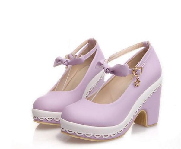 send 2018 new style coarse heel round head bowknot women single shoes, Black
send 2018 new style coarse heel round head bowknot women single shoes, Black