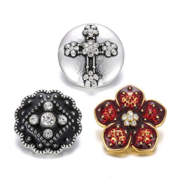 10pcs 2019 fashion snaps jewelry rhinestone cross flower 18mm snap buttons fit snap bracelet bangles necklaces jewelry, Bronze;silver
10pcs 2019 fashion snaps jewelry rhinestone cross flower 18mm snap buttons fit snap bracelet bangles necklaces jewelry, Bronze;silver