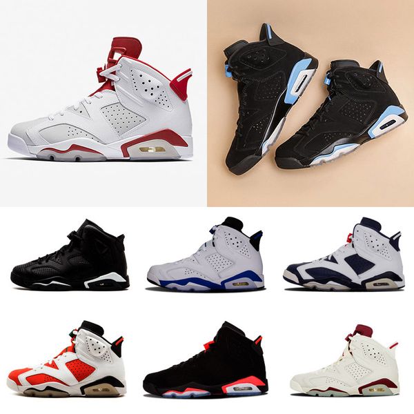 hot basketball shoes 6 6s mens ShoeToro Oreo unc black cat Carmine sport sneaker shoes size 7-13
hot basketball shoes 6 6s mens ShoeToro Oreo unc black cat Carmine sport sneaker shoes size 7-13