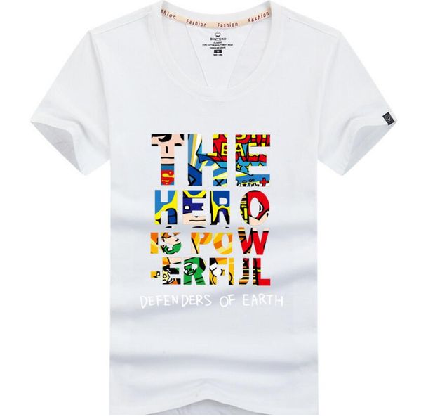 Letters Pattern Print White T-shirts Short Sleeve Summer Casual Tops Men Clothing Tee 5 Colors Homme
Letters Pattern Print White T-shirts Short Sleeve Summer Casual Tops Men Clothing Tee 5 Colors Homme