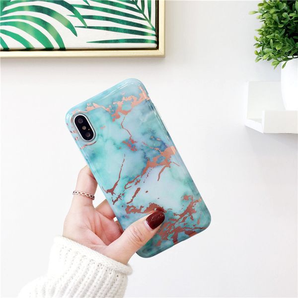 Dhl marble ca e for iphonex 8 7 7plu luxury oft tpu fa hion cover for iphone6 6 plu 2018 new imd ca e