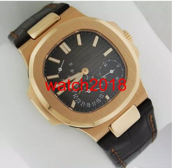 luxury watch fashion new 5712r-001 black dial 18k rose gold leather bracelet 40.5mm automatic men watches wristwatch, Slivery;brown
luxury watch fashion new 5712r-001 black dial 18k rose gold leather bracelet 40.5mm automatic men watches wristwatch, Slivery;brown