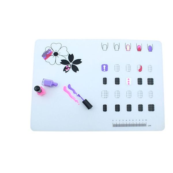 menow 2018 newly silicone workspace stamping plate washable mat table transfer tools for nail art tool 07.07, White
menow 2018 newly silicone workspace stamping plate washable mat table transfer tools for nail art tool 07.07, White