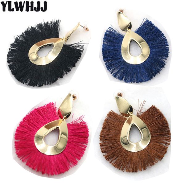 2018 ylwhjj brand new geometrictassel women earrings fashion jewelry style girls exaggerated dangle earrings black red blue, Silver
2018 ylwhjj brand new geometrictassel women earrings fashion jewelry style girls exaggerated dangle earrings black red blue, Silver