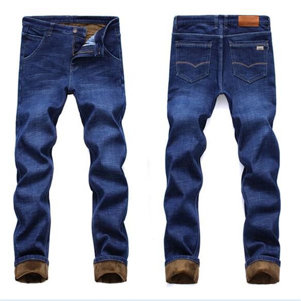 winter thick jeans men casual male black blue add wool trousers full length straight jeans plus 28-46
winter thick jeans men casual male black blue add wool trousers full length straight jeans plus 28-46