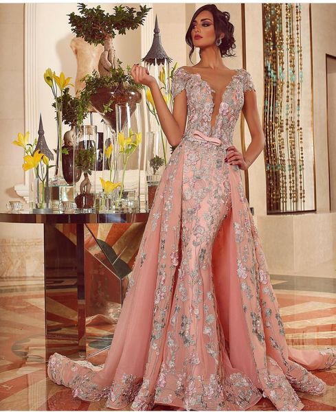 lace mermaid evening dresses with detachable train sheer plunging neck overskirt prom gowns 3d appliqued tulle plus size formal dress, Black;red
lace mermaid evening dresses with detachable train sheer plunging neck overskirt prom gowns 3d appliqued tulle plus size formal dress, Black;red