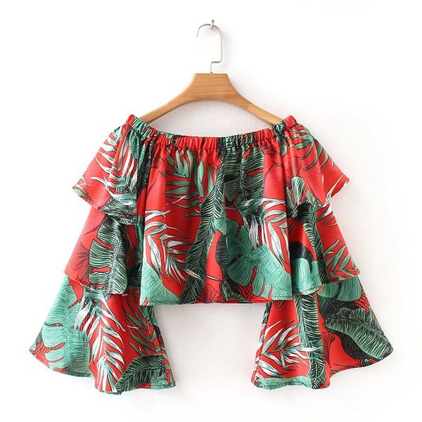 euro vintage style women's long sleeves full floral print ruffles style short blouse lady slash neck short shirt summer style, White
euro vintage style women's long sleeves full floral print ruffles style short blouse lady slash neck short shirt summer style, White