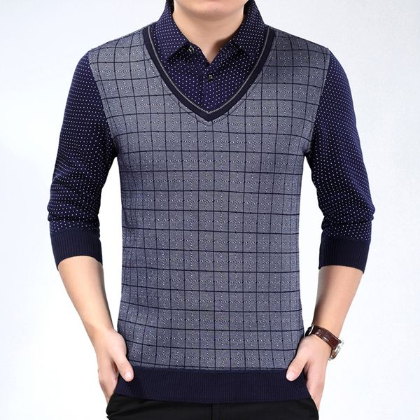 Cotton Fashion Brands Fake Two Pieces Long Sleeve Thick Polo Shirt Wear Men Camisa Masculina Mens Polos Hombre Blouse Poloshirt
Cotton Fashion Brands Fake Two Pieces Long Sleeve Thick Polo Shirt Wear Men Camisa Masculina Mens Polos Hombre Blouse Poloshirt