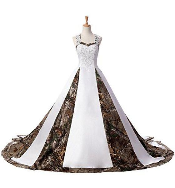 a-line sweetheart camo wedding dresses 2017 lace up plus size wedding party dresses bridal gowns, White
a-line sweetheart camo wedding dresses 2017 lace up plus size wedding party dresses bridal gowns, White