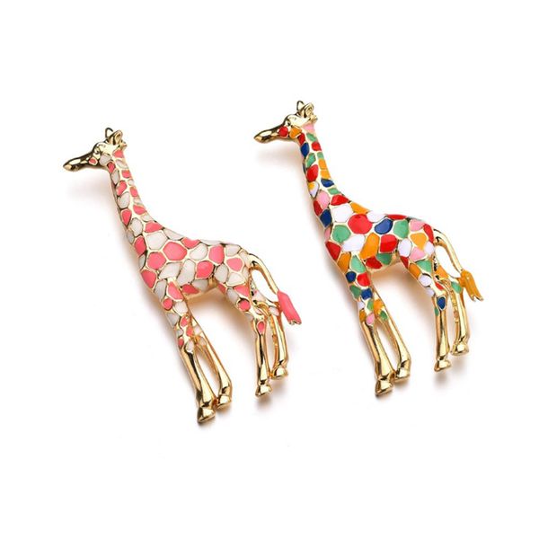 fashion colorful enamel giraffe brooch jewelry vintage animal pin designer exquisite brooches for women coat accessories, Gray
fashion colorful enamel giraffe brooch jewelry vintage animal pin designer exquisite brooches for women coat accessories, Gray