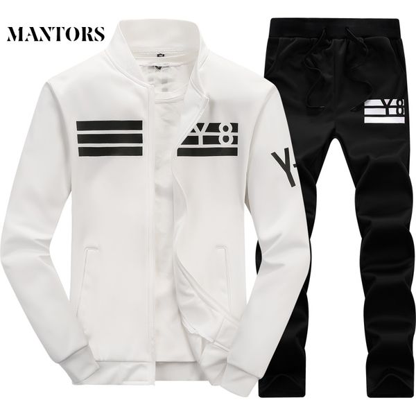 men casual set fashion spring autumn male sporting suit jacket+sweatpants 2 pieces sets 2018 men's sportswear slim fit tracksuit, Gray
men casual set fashion spring autumn male sporting suit jacket+sweatpants 2 pieces sets 2018 men's sportswear slim fit tracksuit, Gray