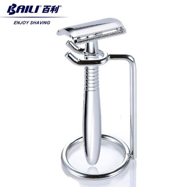 baili wet shaving stand holder metal stainless steel for men's blade safety razor shaver handle kit chrome finish 9.5cm high
baili wet shaving stand holder metal stainless steel for men's blade safety razor shaver handle kit chrome finish 9.5cm high