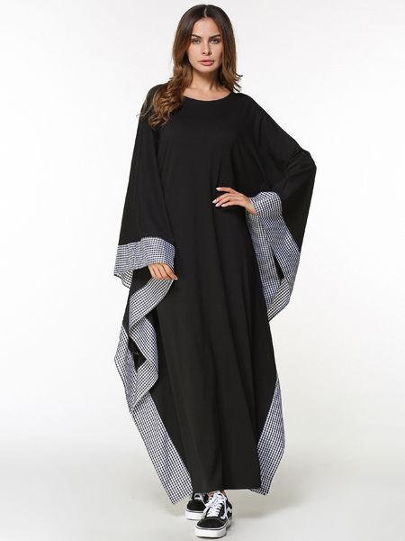 women's plus size dress middle east muslim long dress bat sleeve national style muslim gown elegant loose maxi dress, Black;gray
women's plus size dress middle east muslim long dress bat sleeve national style muslim gown elegant loose maxi dress, Black;gray