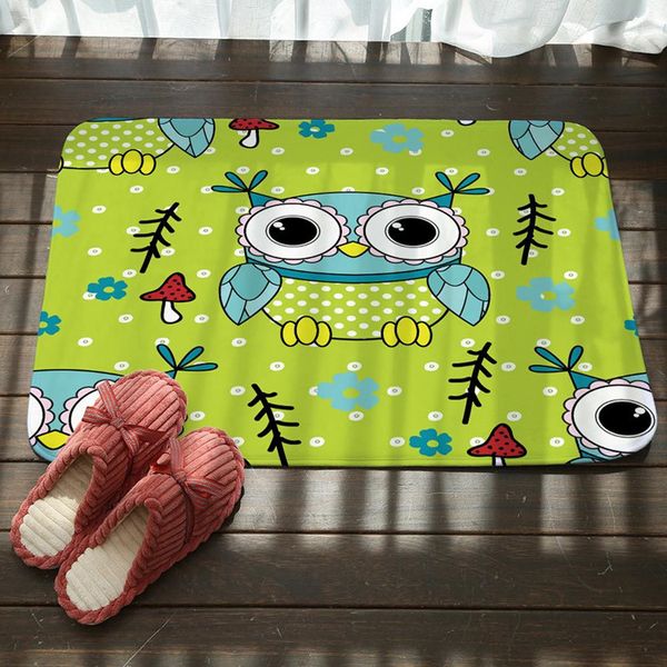 lovely owls birds bath mats kitchen bathroom floor door mat super absorbent non-slip rugs soft flannel bath mats 80*50cm 
lovely owls birds bath mats kitchen bathroom floor door mat super absorbent non-slip rugs soft flannel bath mats 80*50cm