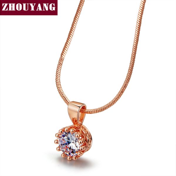 whole salecrown crystal necklace rose gold color fashion jewellery nickel pendant crystal zyn390 zyn391, Silver
whole salecrown crystal necklace rose gold color fashion jewellery nickel pendant crystal zyn390 zyn391, Silver