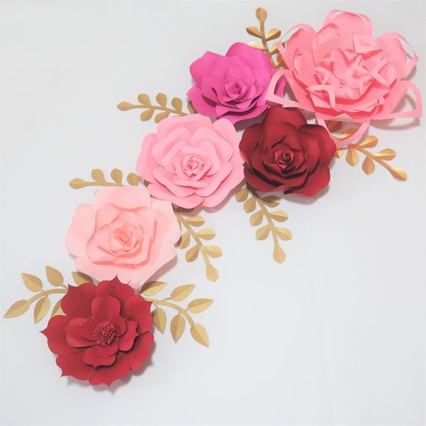 diy 6pcs giant paper flowers 8 leaves flores artificiales fleur artificielle wall for wedding party fake flowers diy
diy 6pcs giant paper flowers 8 leaves flores artificiales fleur artificielle wall for wedding party fake flowers diy