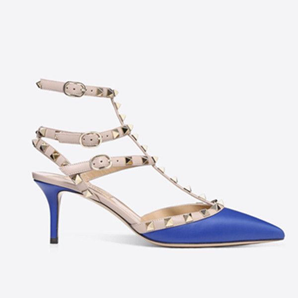 designer pointed toe 3-strap with studs high heels genuine leather rivets sandals women studded strappy dress shoes valentine pumps, Black
designer pointed toe 3-strap with studs high heels genuine leather rivets sandals women studded strappy dress shoes valentine pumps, Black