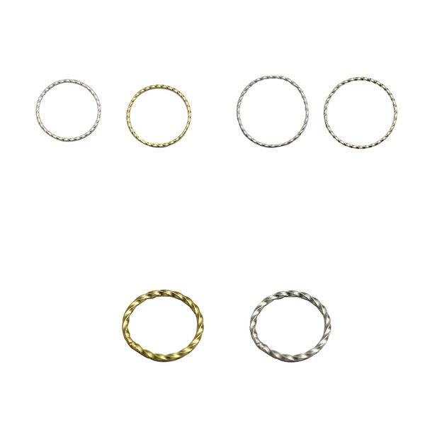 beadsnice 38297smt17 925 стерлингового серебра витой веревки обручальное кольцо твист укладки простым поворотом кольца, Golden;silver
beadsnice 38297smt17 925 стерлингового серебра витой веревки обручальное кольцо твист укладки простым поворотом кольца, Golden;silver