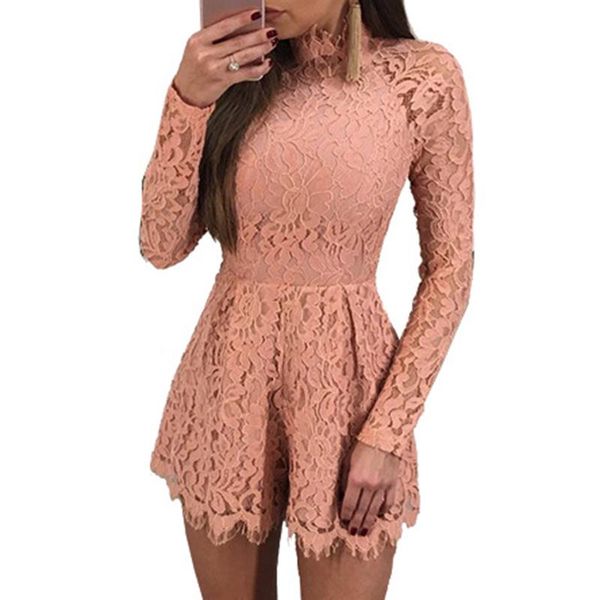 elegant hollow out lace rompers womens summer jumpsuit ladies casual long sleeve overalls short playsuit ws3980v, Black;white
elegant hollow out lace rompers womens summer jumpsuit ladies casual long sleeve overalls short playsuit ws3980v, Black;white