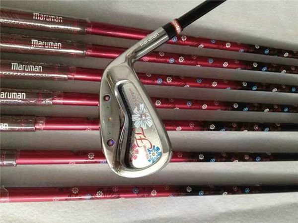 Женщины Maruman FL Iron Set Maruman FL Irons Высококачественные клюшки для гольфа 5-9PASw Графит / стальной вал с головкой
Женщины Maruman FL Iron Set Maruman FL Irons Высококачественные клюшки для гольфа 5-9PASw Графит / стальной вал с головкой