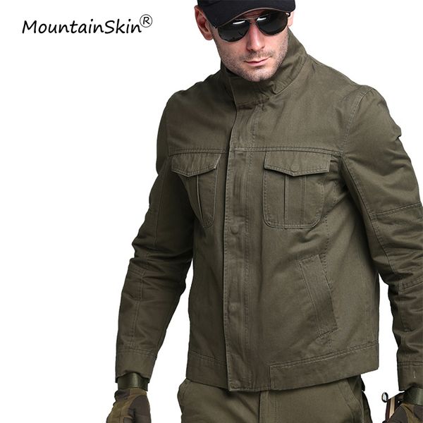 mountainskin men's autumn cotton jacket army tactical windproof coats casual fitness windbreaker brand outerwears la733, Black;brown
mountainskin men's autumn cotton jacket army tactical windproof coats casual fitness windbreaker brand outerwears la733, Black;brown