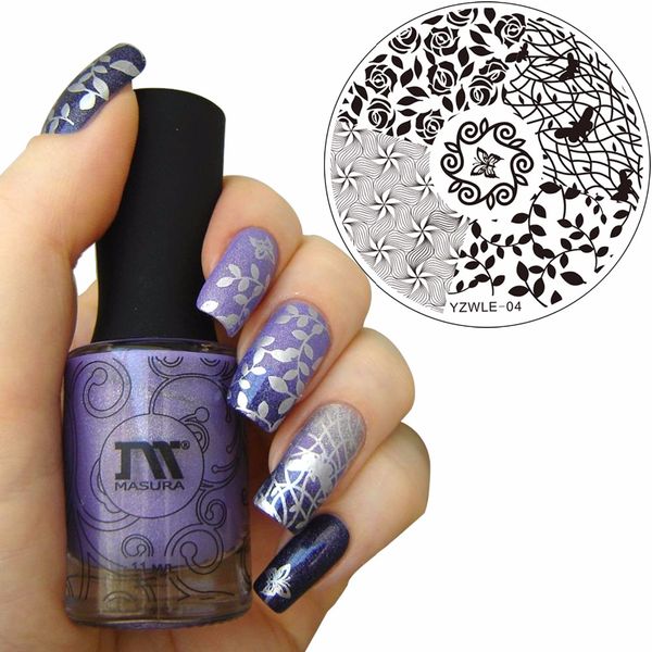 1 pc 30 designs available yzwle stamping plate lace negative space leaves flowers nail art template tools accessories, White
1 pc 30 designs available yzwle stamping plate lace negative space leaves flowers nail art template tools accessories, White
