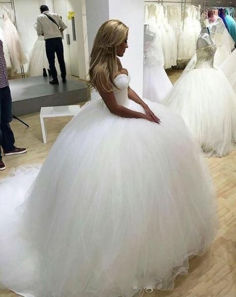 Elegant Ball Gown Wedding Dresses Sweetheart Sleevelesss Sweep Train Lace-up Sweet Bridal Dresses Fashion Wedding Gowns
Elegant Ball Gown Wedding Dresses Sweetheart Sleevelesss Sweep Train Lace-up Sweet Bridal Dresses Fashion Wedding Gowns