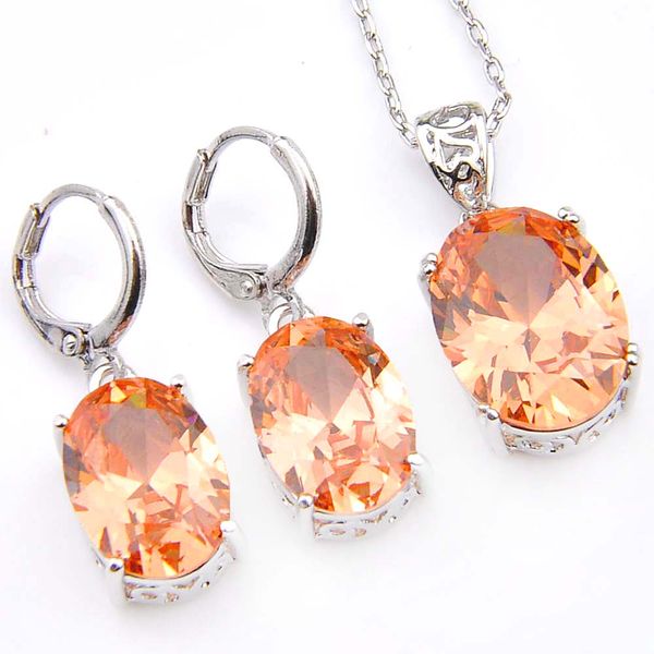 novel luckyshine 5 sets delicate ellipse fire champagne cubic zirconia 925 silver pendants necklaces earrings gift wedding jewelry sets
novel luckyshine 5 sets delicate ellipse fire champagne cubic zirconia 925 silver pendants necklaces earrings gift wedding jewelry sets