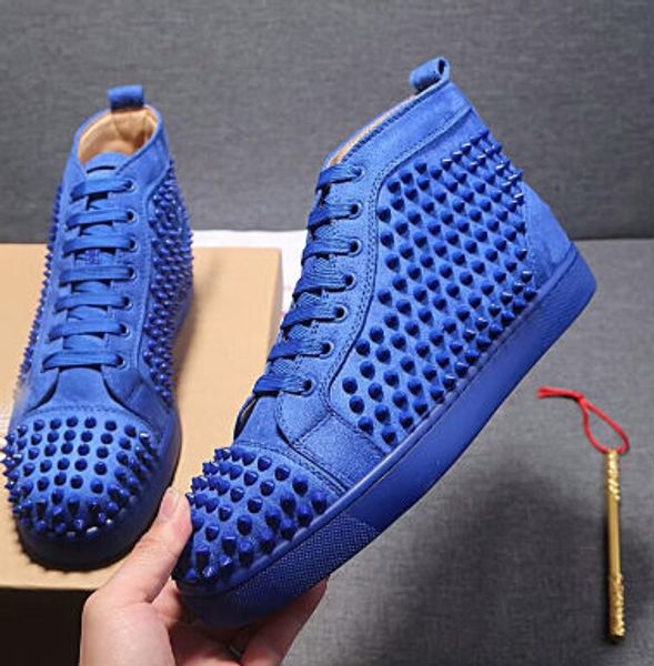 big size us12.5 eur47 red bottom designer shoes high cut spike sedue calf sneaker luxury party wedding shoes genuine leather casual shoes, Black
big size us12.5 eur47 red bottom designer shoes high cut spike sedue calf sneaker luxury party wedding shoes genuine leather casual shoes, Black