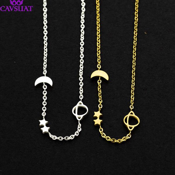 wholesale 10pcs gold silver color star moon bracelet stainless steel earth shaped charm bracelets women fashion jewelry pulsera, Black
wholesale 10pcs gold silver color star moon bracelet stainless steel earth shaped charm bracelets women fashion jewelry pulsera, Black