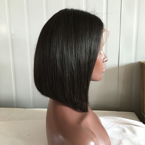 short bob lace front wigs with baby hair 8-16 inch straight brazilian remy hair wigs for all women with bleached knots, Black;brown
short bob lace front wigs with baby hair 8-16 inch straight brazilian remy hair wigs for all women with bleached knots, Black;brown