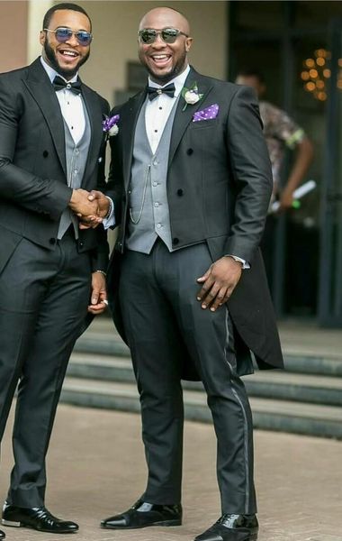 dark grey tailcoat men wedding tuxedos morning style groom tuxedos double-breasted center vent men dinner prom suit(jacket+pants+tie+vest)17, Black;gray
dark grey tailcoat men wedding tuxedos morning style groom tuxedos double-breasted center vent men dinner prom suit(jacket+pants+tie+vest)17, Black;gray