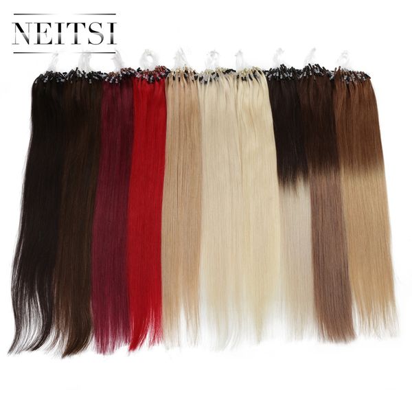 neitsi straight loop micro ring hair 100% human micro bead links machine made remy hair extension 16" 20" 24" 1g/s 50g 20 col
neitsi straight loop micro ring hair 100% human micro bead links machine made remy hair extension 16" 20" 24" 1g/s 50g 20 col