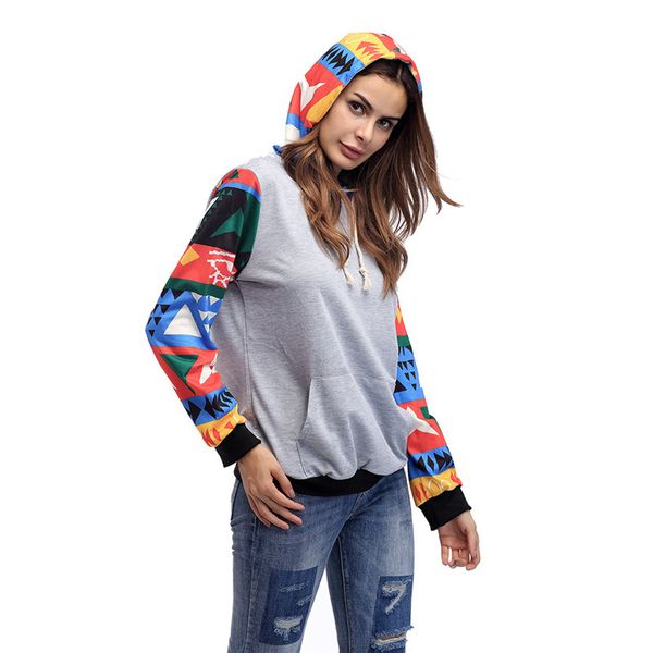 Hooded Sweatshirts Patchwork Print long sleeve Autumn Trend lady Hoody red black colorful Knit cotton flannel Drawstring Casual Hoodies
Hooded Sweatshirts Patchwork Print long sleeve Autumn Trend lady Hoody red black colorful Knit cotton flannel Drawstring Casual Hoodies