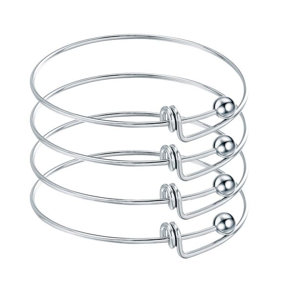 10pcs Stainless steel Blank Adjustable Expandable Wire Bracelets Bangles For DIY Charm Bangle Jewelry
10pcs Stainless steel Blank Adjustable Expandable Wire Bracelets Bangles For DIY Charm Bangle Jewelry