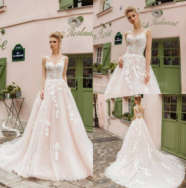 виктория сопрано 2019 свадебное платье sheer шеи кружева свадебные платья развертки поезд принцесса халат де mariée пляж свадебное платье, White
виктория сопрано 2019 свадебное платье sheer шеи кружева свадебные платья развертки поезд принцесса халат де mariée пляж свадебное платье, White