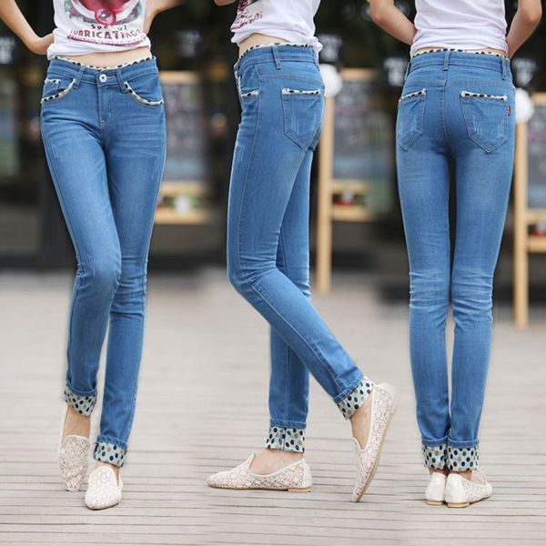 4 jeans for women fall/winter 2018 new style show thin close-fitting elastic comfortable trousers e136-hay1, Blue
4 jeans for women fall/winter 2018 new style show thin close-fitting elastic comfortable trousers e136-hay1, Blue
