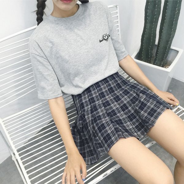 women plaid skirt lolita style empire kawaii sweet above knee skirts a line mini cute school uniforms saia faldas ladies jupe, Black
women plaid skirt lolita style empire kawaii sweet above knee skirts a line mini cute school uniforms saia faldas ladies jupe, Black