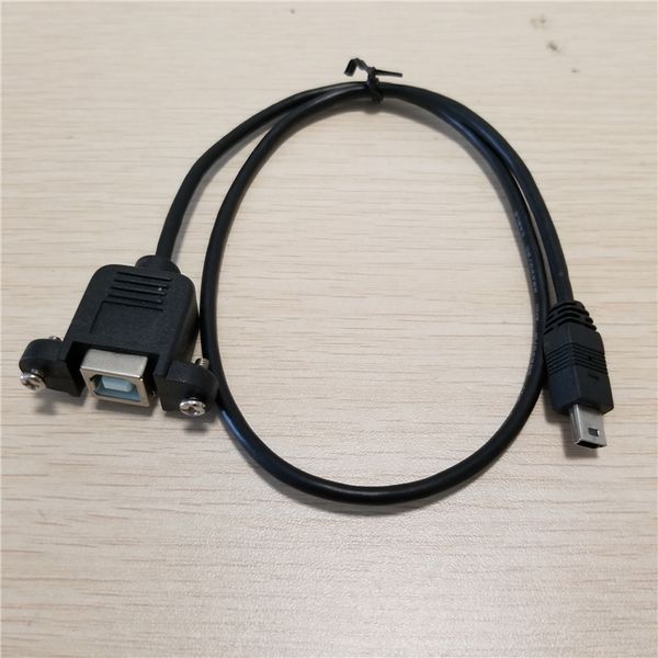 wholesale 100pcs/lot mini usb type b 5pin to printer port usb 2.0 type b male to female panel mount data cable 0.5m/19.7inch
wholesale 100pcs/lot mini usb type b 5pin to printer port usb 2.0 type b male to female panel mount data cable 0.5m/19.7inch