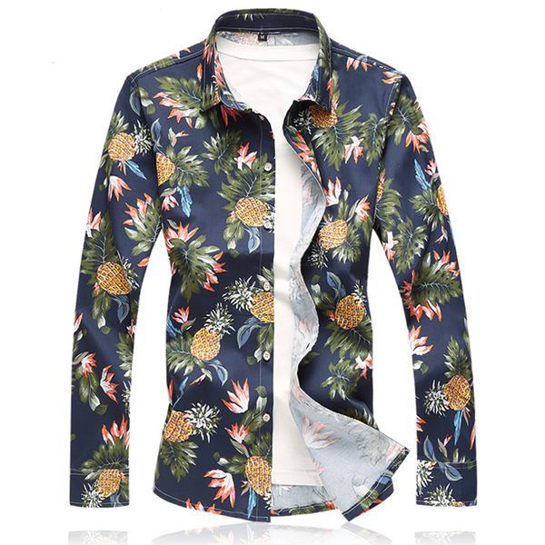 male 100% cotton hawaiian long sleeve printed flower beach boho shirt man casual polk dot pineapple shirt pineapple shirts, White;black
male 100% cotton hawaiian long sleeve printed flower beach boho shirt man casual polk dot pineapple shirt pineapple shirts, White;black