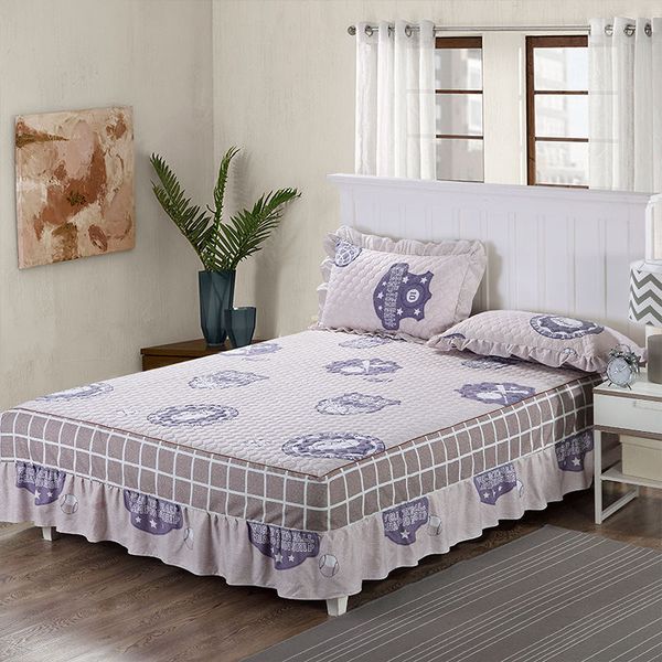 20 styles of cotton bed skirt single piece / three sets of bed linen printed striped bedspread home decoration
20 styles of cotton bed skirt single piece / three sets of bed linen printed striped bedspread home decoration