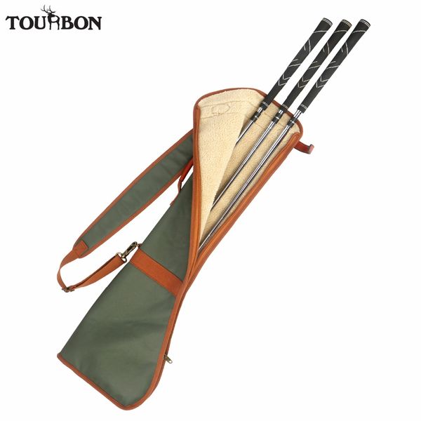 tourbon retro golf club carrier pencil style waxed canvas & leather golf gun bag fleece padded clubs interlayer cover 80cm
tourbon retro golf club carrier pencil style waxed canvas & leather golf gun bag fleece padded clubs interlayer cover 80cm